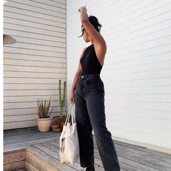 NWOT AGOLDE Black Rianne Bodysuit - Picture 12 of 12